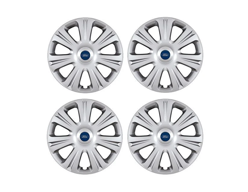 Ford Enjoliveur 16" Jeu de 4 avec le logo Ford bleu origine constructeur - Image 4