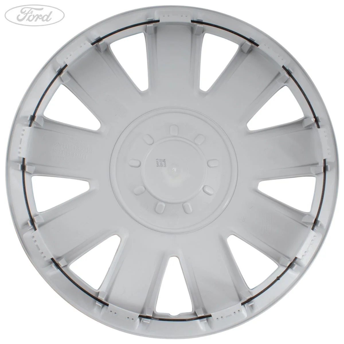 Enjoliveur de roue 15" cache moyeu argent x1 pour Ford Fiesta/Fusion 2000-2008 - Image 4