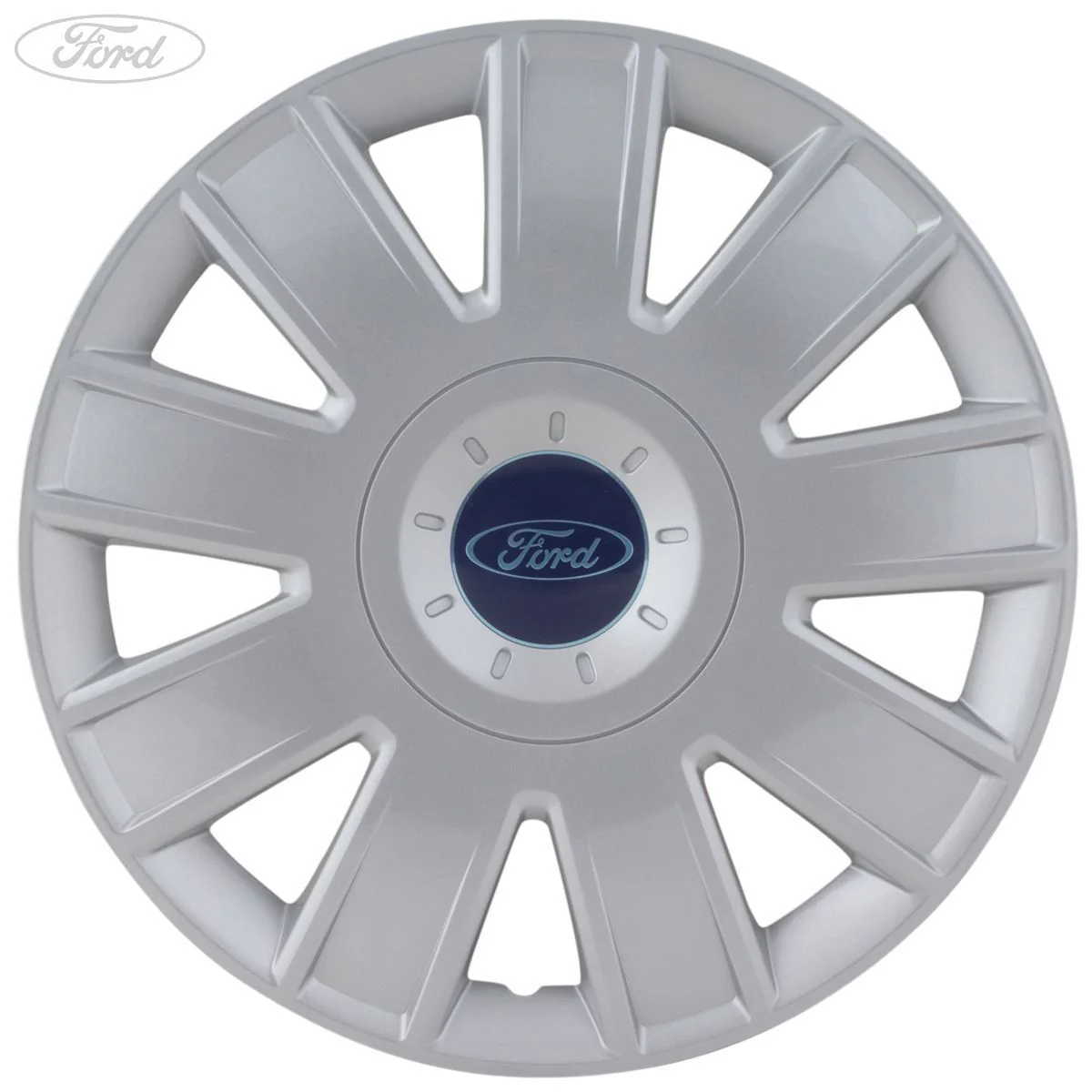 Enjoliveur de roue 15" cache moyeu argent x1 pour Ford Fiesta/Fusion 2000-2008 - Image 5
