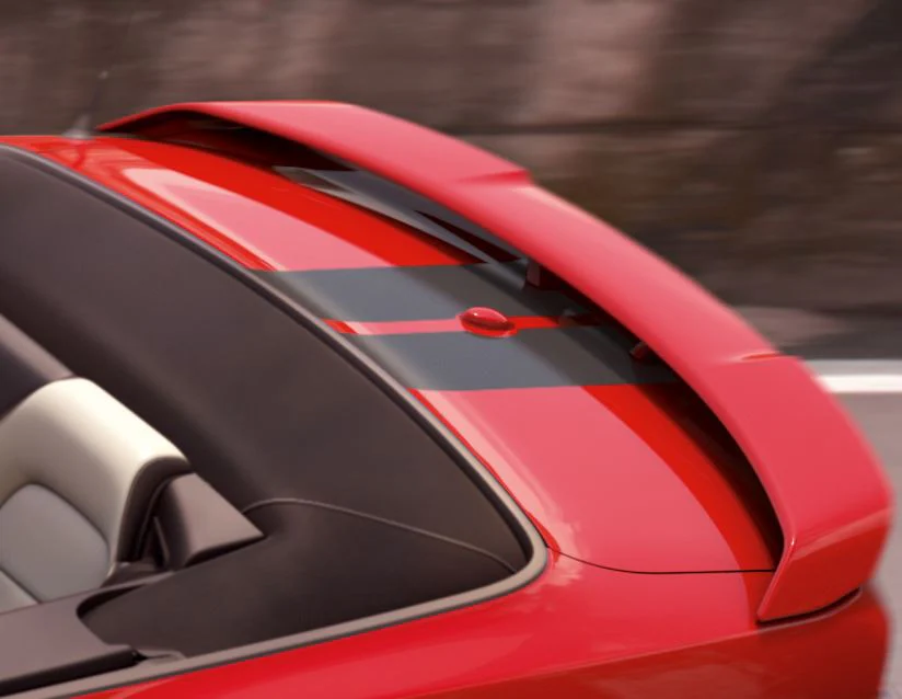 Bandes décoratives autocollantes noires Herpa print Ford Mustang 03/2018-03/2023 - Image 11