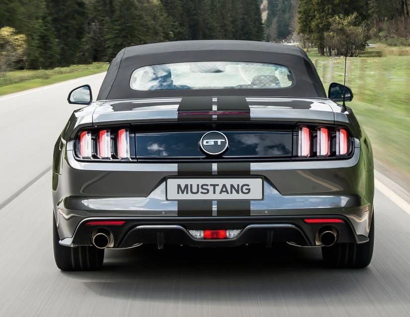 Bandes décoratives autocollantes noires Herpa print Ford Mustang 03/2018-03/2023 - Image 8