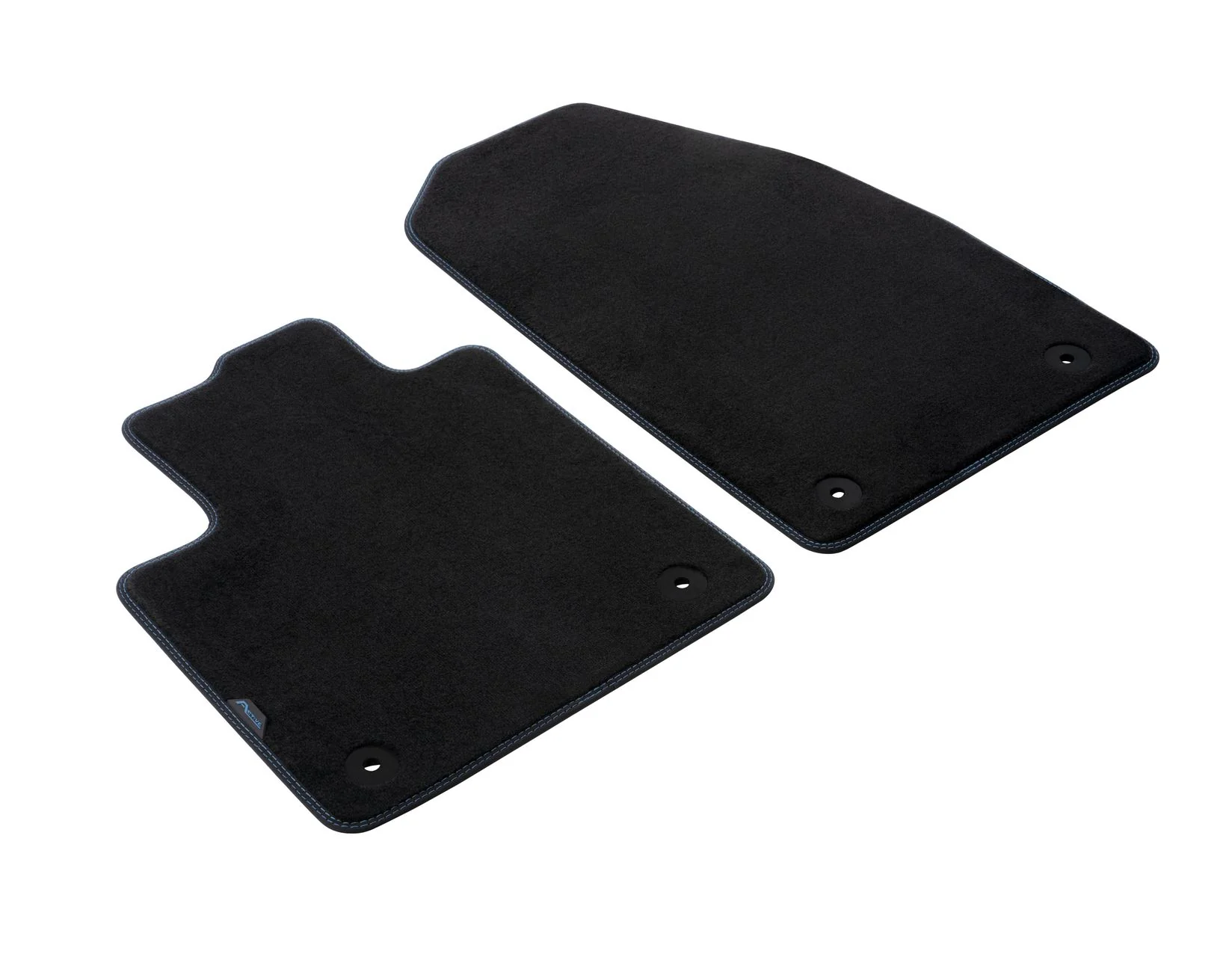Tapis de sol en moquette avant noirs pour Ford Transit Courier - Image 3