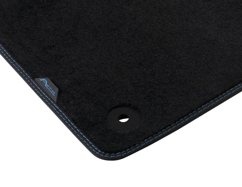 Tapis de sol en moquette avant noirs pour Ford Transit Courier - Image 9