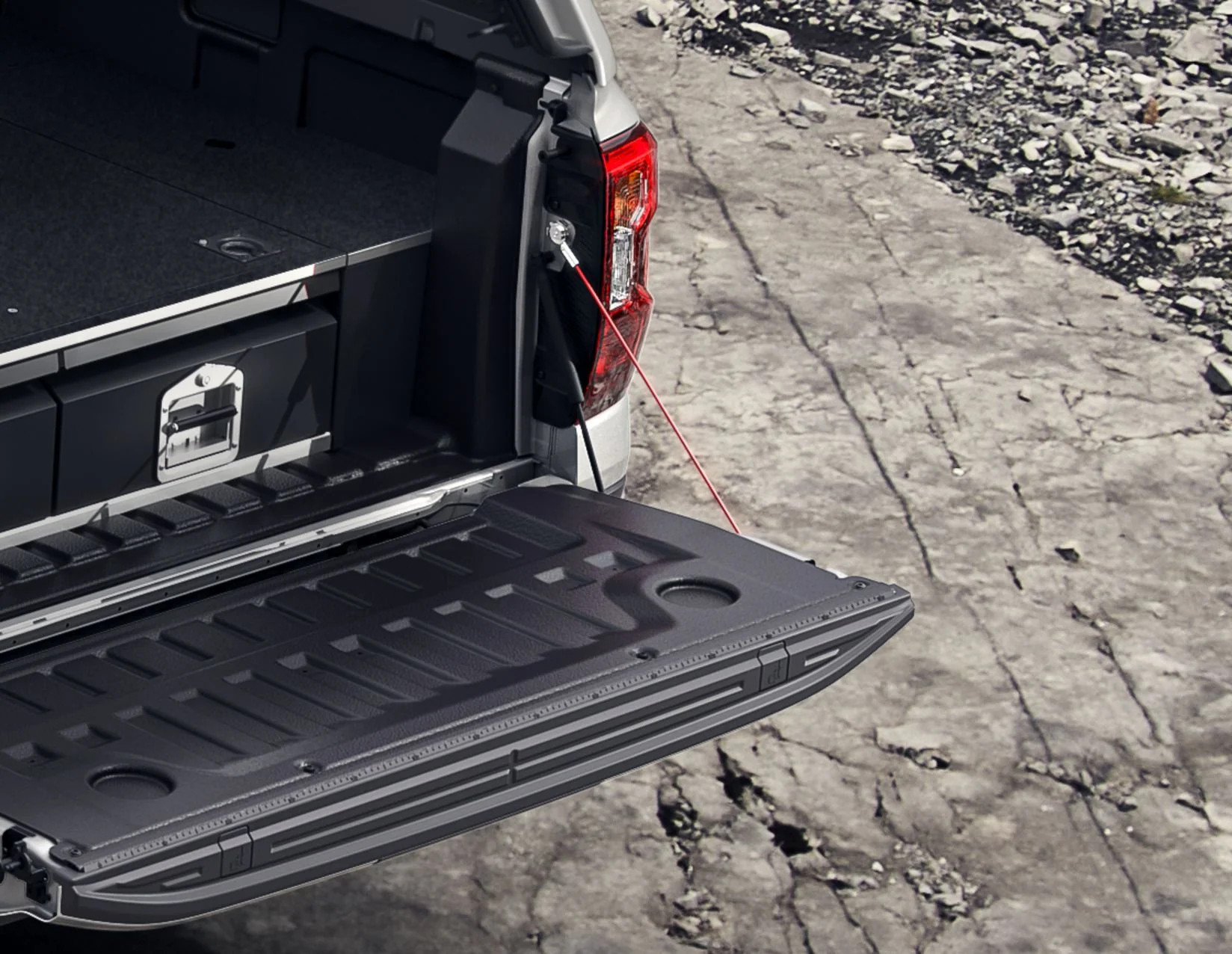 Ranger Pickup Attitude* Amortisseur de ridelle arrière avec fonction de déverrouillage en douceur - Image 8